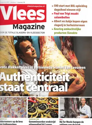 Artikel in Vlees Magazine (pagina 1)
